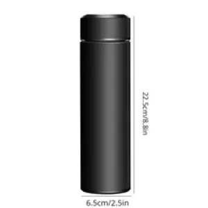 500ml Stainless Steel Creative Smart Thermos Bottle for Temperature Display Thermal Mug Male and Female Portable Business Gift